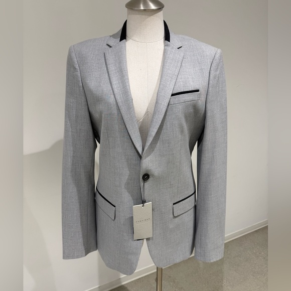 Zara Other - Zara Gray Sport Coat Modern Slim Fit size 48